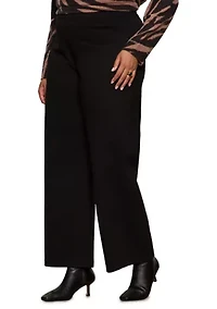 Plus Runway Ponte Trousers