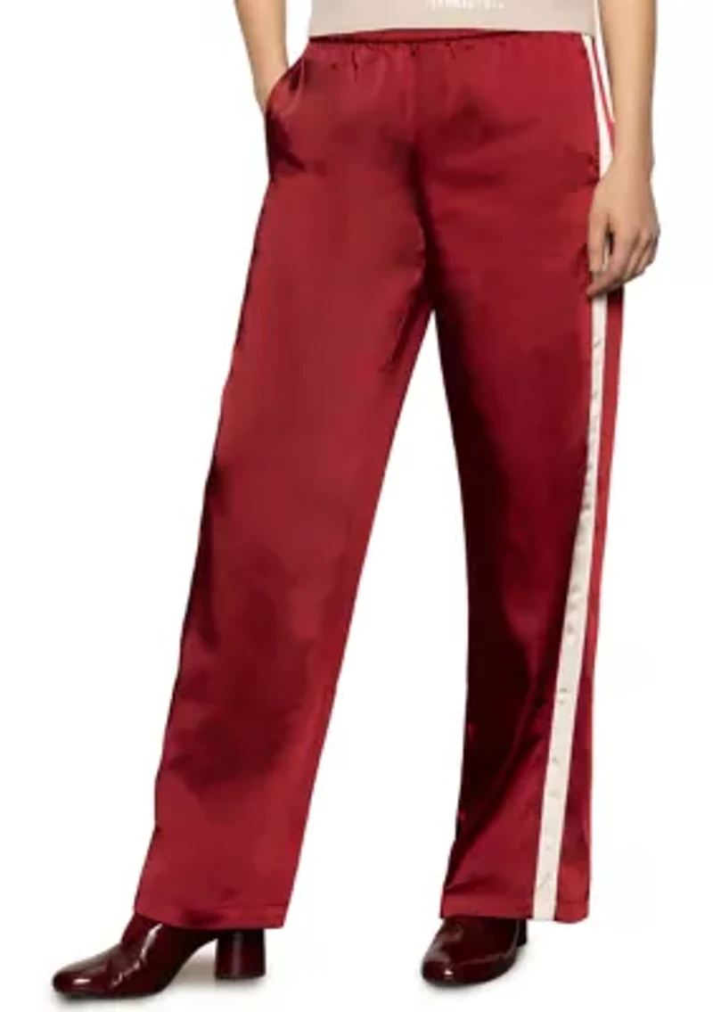 Women's Satin Track Pants