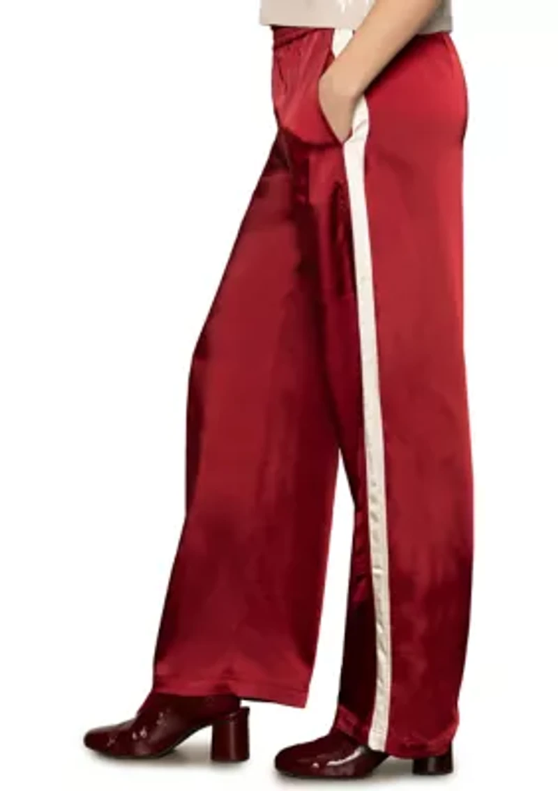 Women's Satin Track Pants