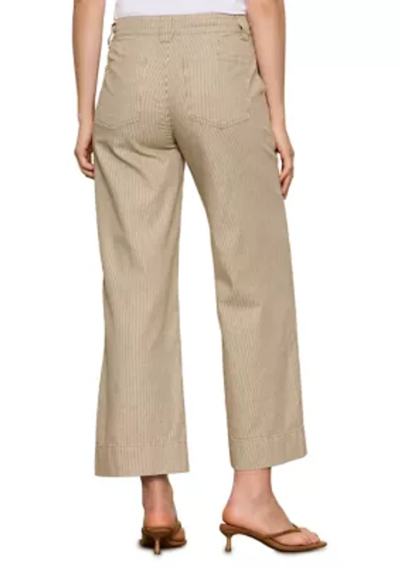 Women's Lily Striped Cropped Pants