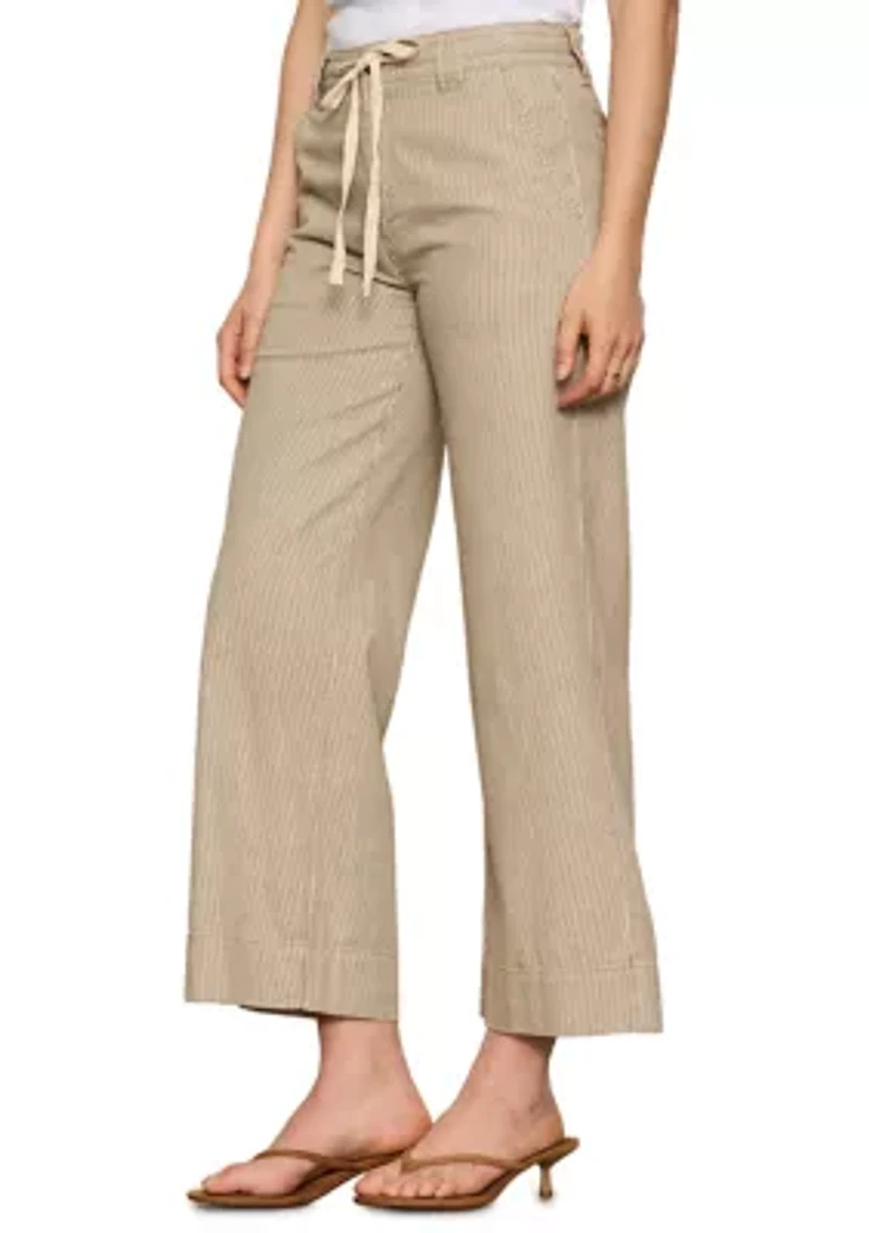 Women's Lily Striped Cropped Pants