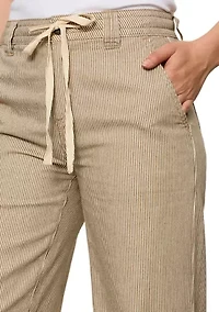 Women's Lily Striped Cropped Pants