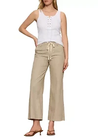 Women's Lily Striped Cropped Pants