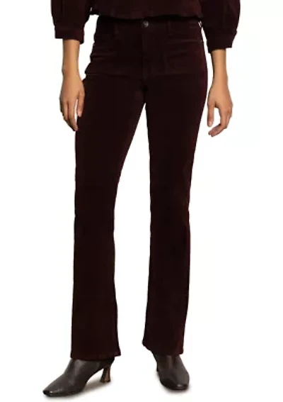Women's Velveteen Brook Bootcut Pants with Stretch