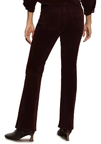 Women's Velveteen Brook Bootcut Pants with Stretch