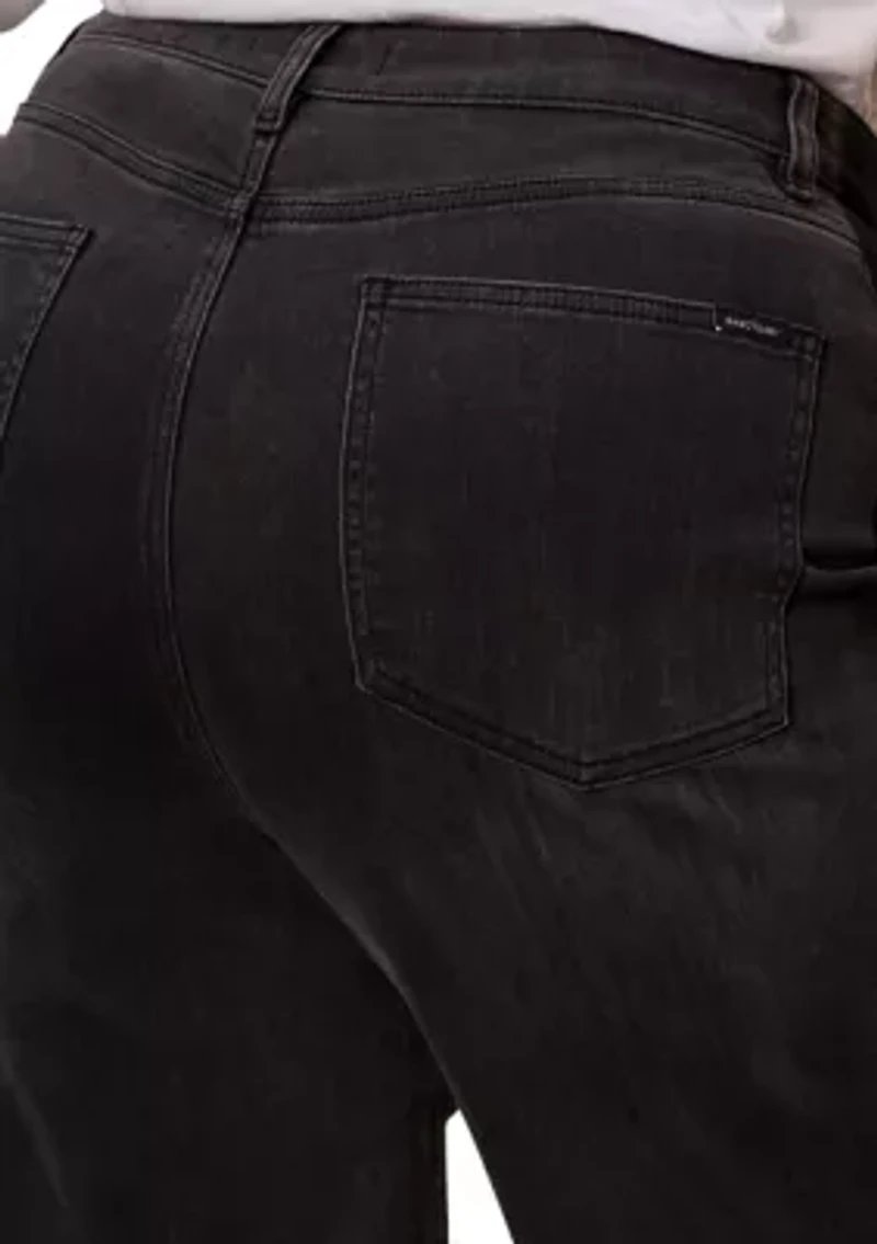 Plus Tuxedo Relaxed Straight Jeans