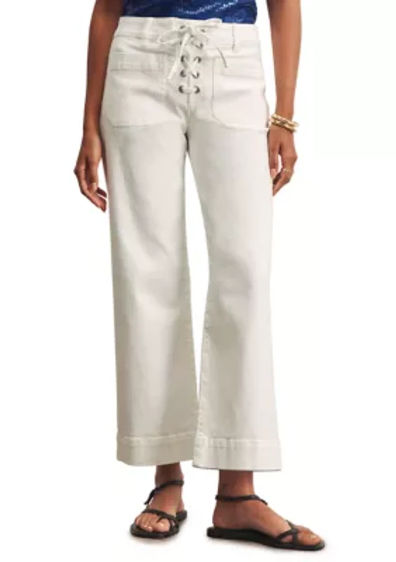 Women's Lace Up Mariner Jeans