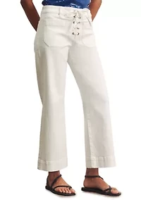 Women's Lace Up Mariner Jeans