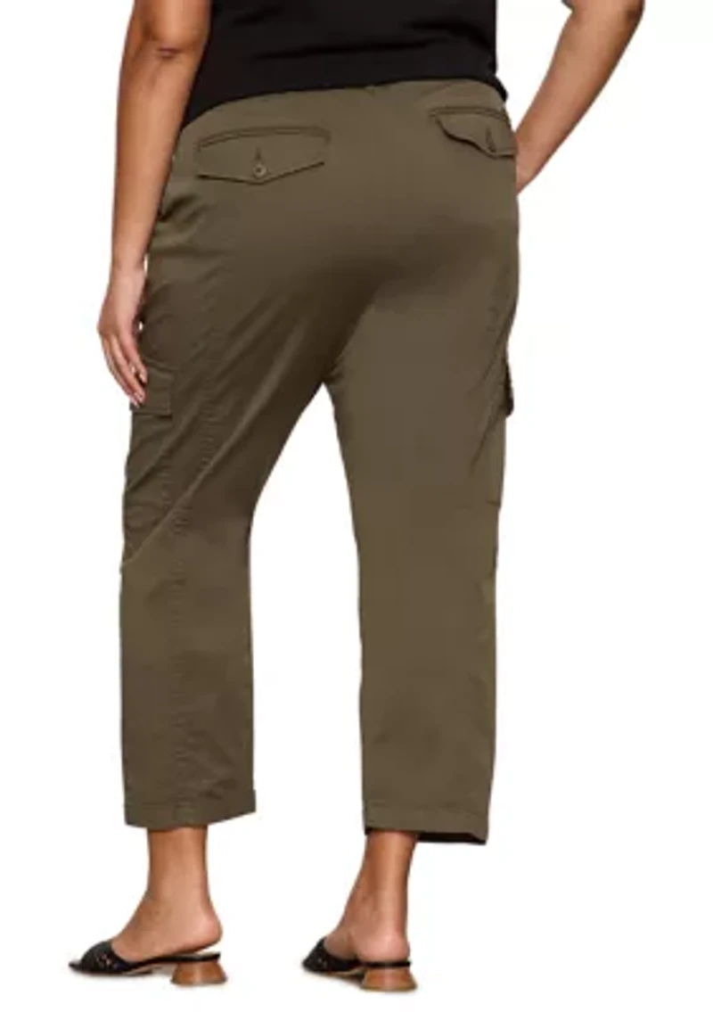 Plus Rebel Straight Cropped Pants