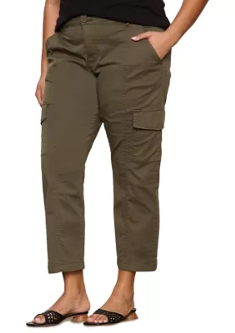 Plus Rebel Straight Cropped Pants