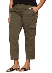 Plus Rebel Straight Cropped Pants