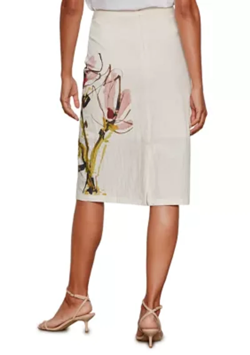 Women's Spring Fleur Pencil Skirt