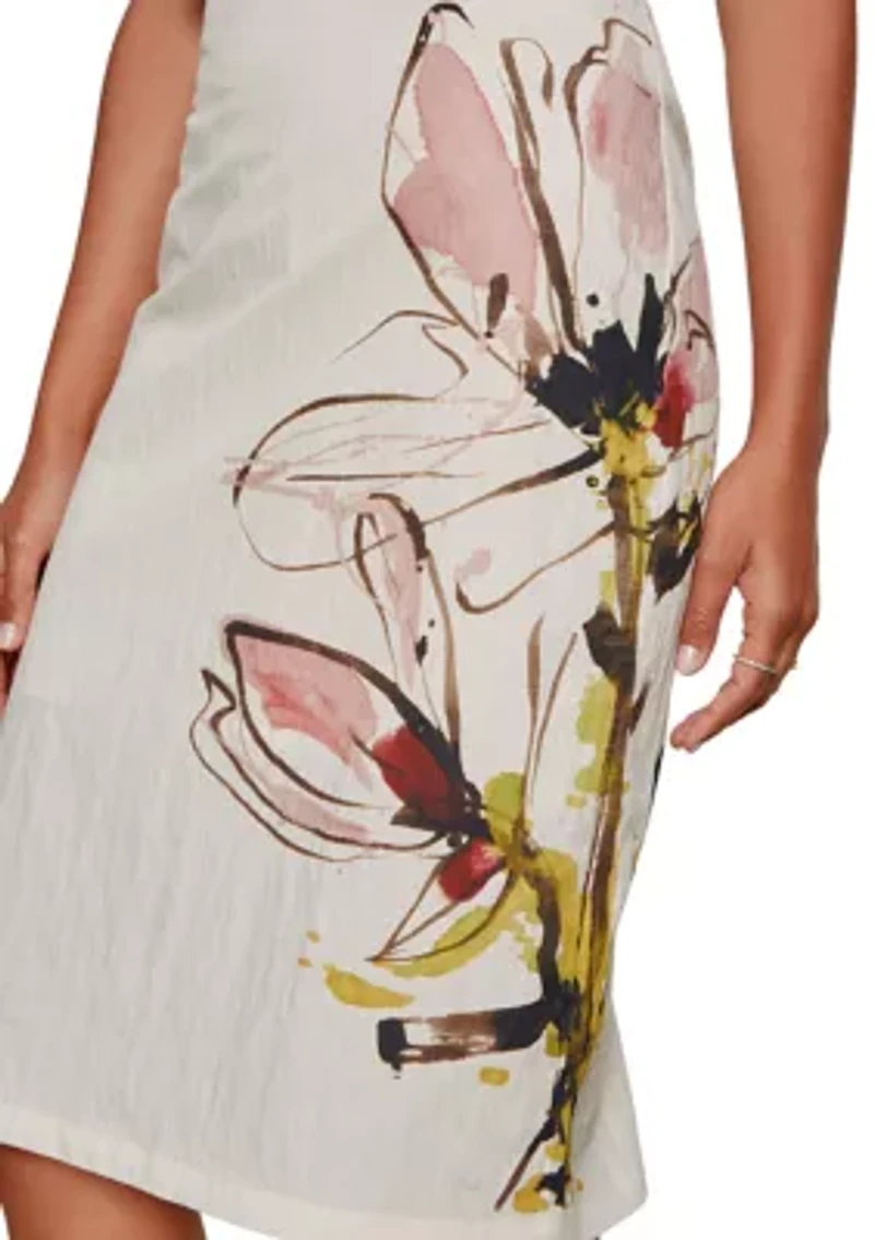 Women's Spring Fleur Pencil Skirt