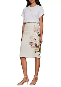 Women's Spring Fleur Pencil Skirt