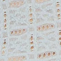 Women's Long Sleeve Tile Pucker Lace Perfect Top