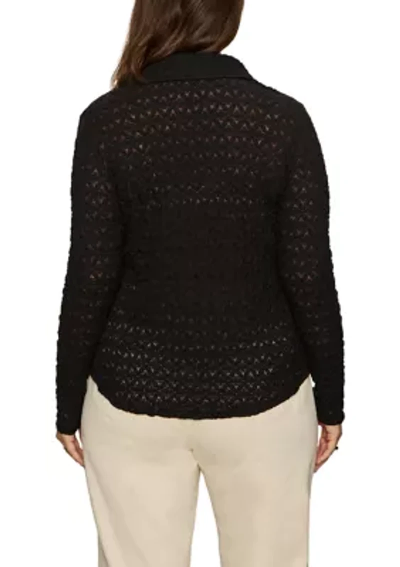 Dreamgirl Lace Button Up Shirt