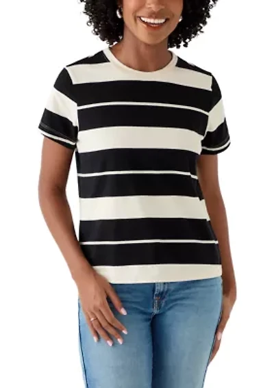 Women's Timeless Striped Short Sleeve T-Shirt