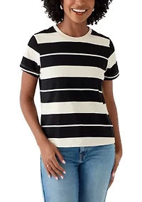 Women's Timeless Striped Short Sleeve T-Shirt