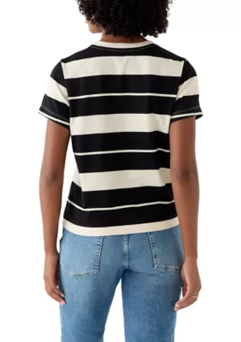 Women's Timeless Striped Short Sleeve T-Shirt