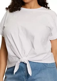 Plus All Day Tie Top
