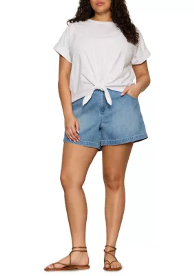 Plus All Day Tie Top