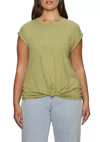 Plus Knotted Muscle T-Shirt