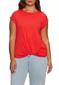 Plus Knotted Muscle T-Shirt