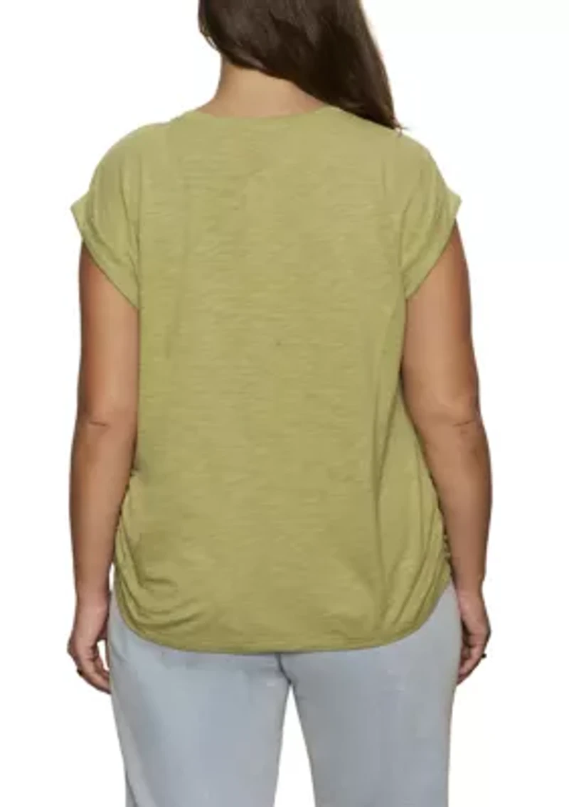 Plus Knotted Muscle T-Shirt