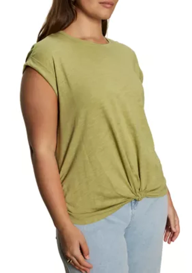 Plus Knotted Muscle T-Shirt