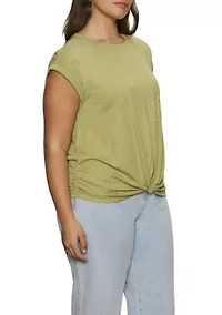 Plus Knotted Muscle T-Shirt