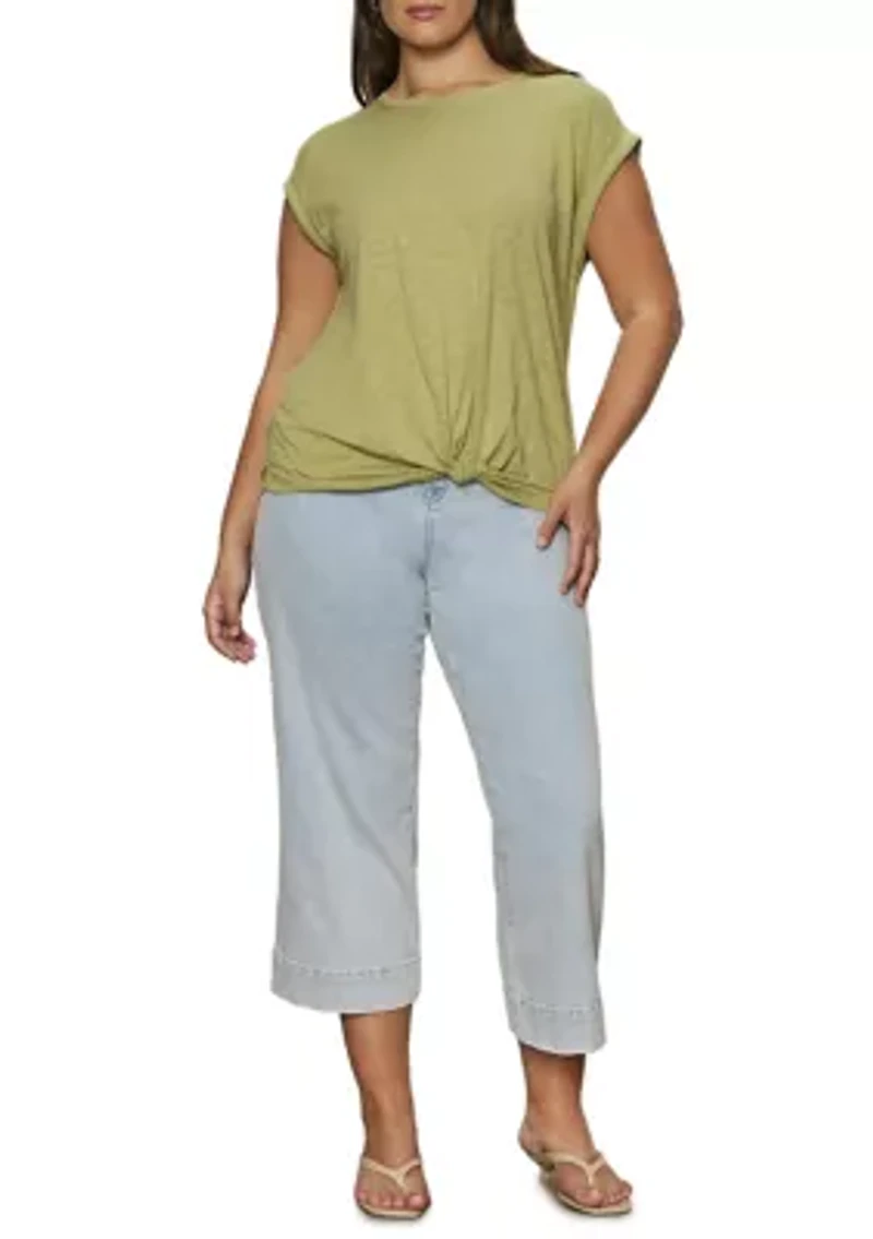 Plus Knotted Muscle T-Shirt