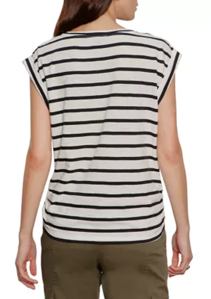 Women's Knotted Muscle Shirt