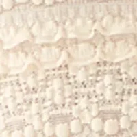 Women's Lovely Lace Button Front Top