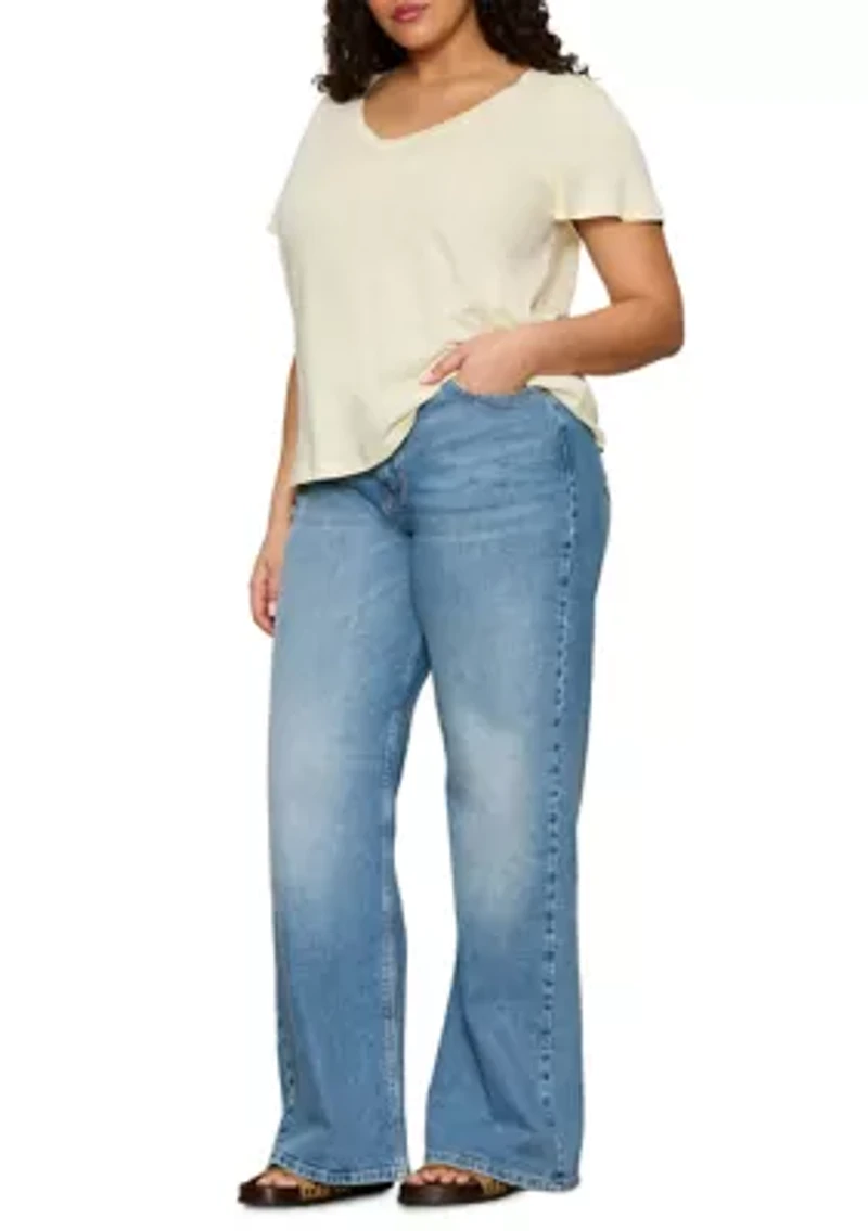 Plus Soft V-Neck Shirt