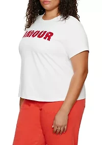 Plus Embellished T-Shirt