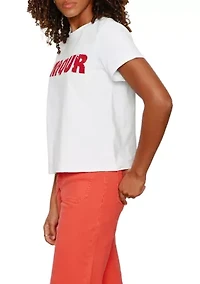 Women's Embellished Amour T-Shirt