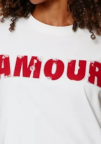 Women's Embellished Amour T-Shirt