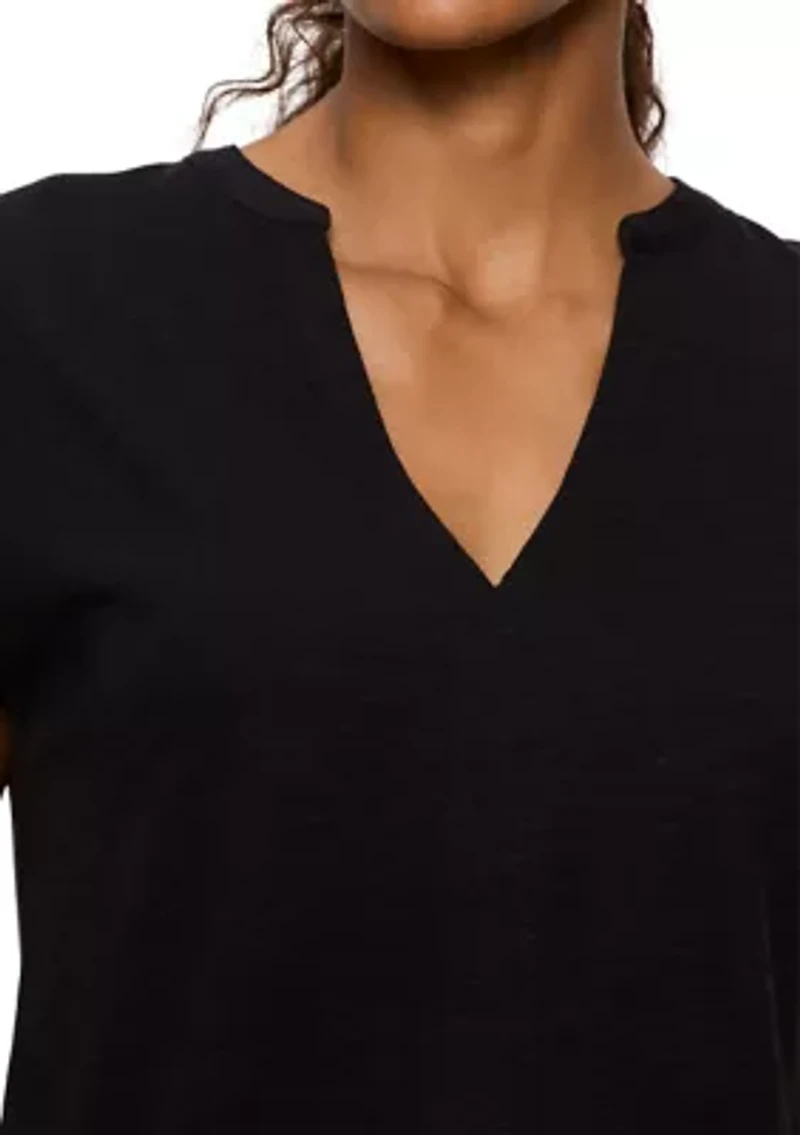 Women's Notched Muscle Top