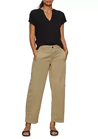 Women's Notched Muscle Top