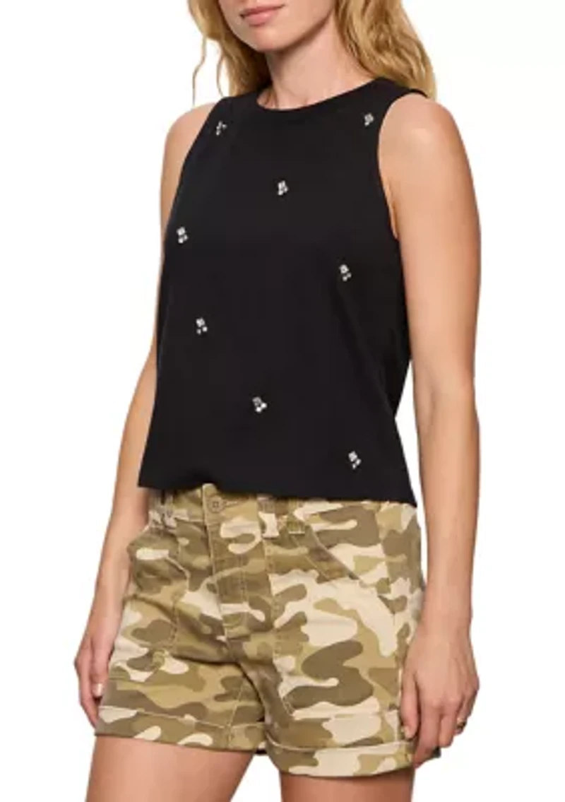 Women's Embellished Sleeveless Top