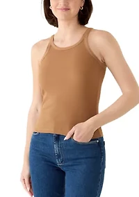 Women's Printer Ribbed Tank