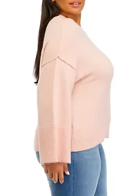 Plus Drop Shoulder Sweater