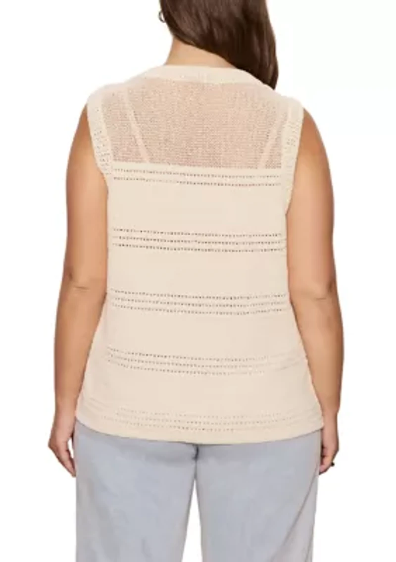 Plus Waves of Summer Shell Top