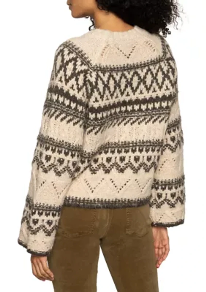 Women's Fair Isle Crew Neck Sweater