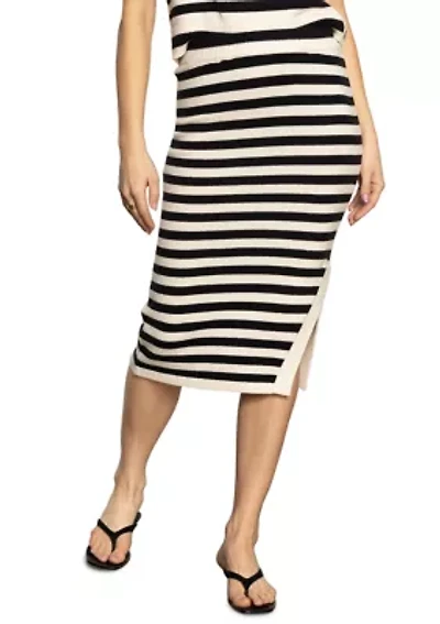Women's Side Slit Midi Skirt