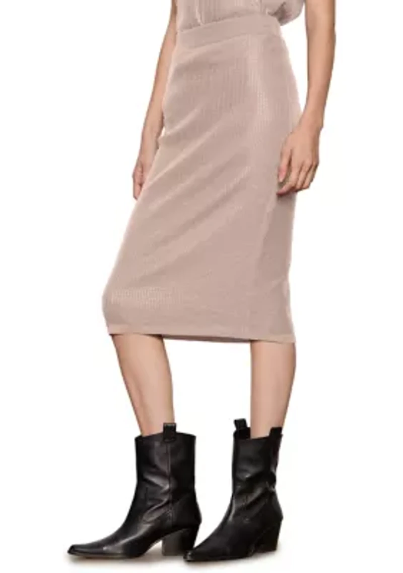 Women's Sparkle Sequin Pencil Skirt