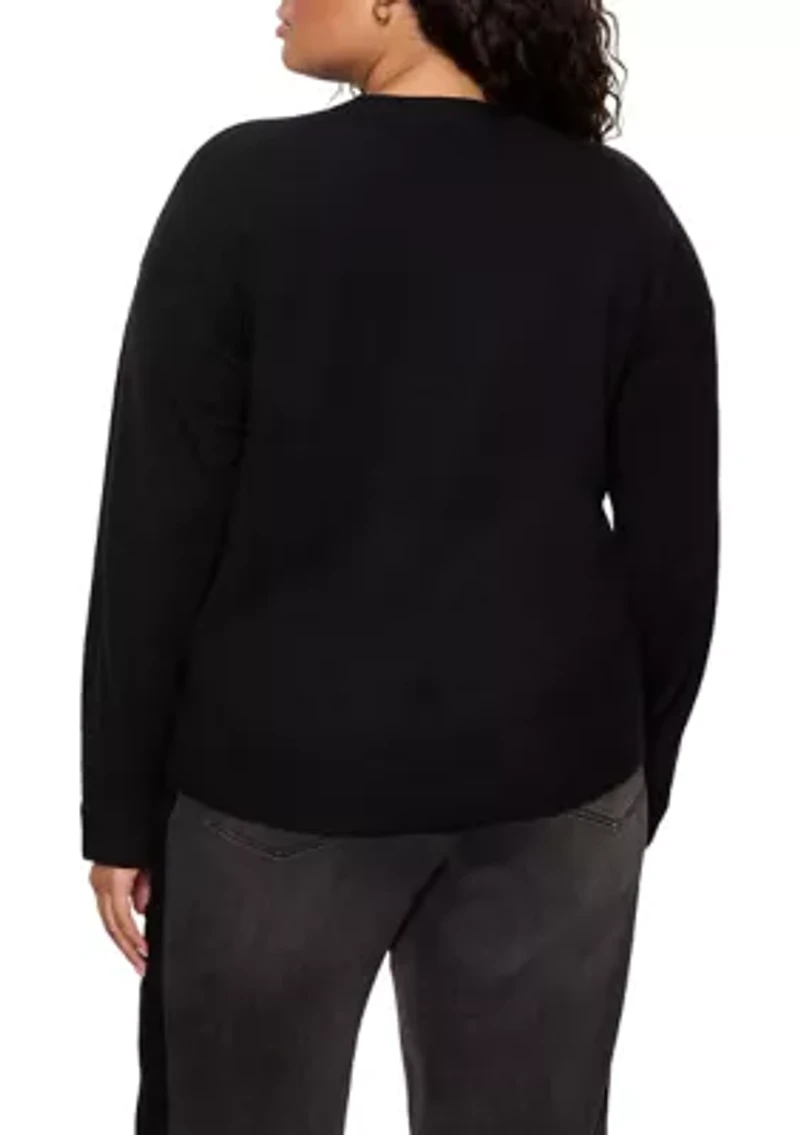 Plus 24/7 Pop Over Sweater