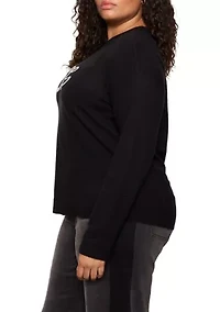 Plus 24/7 Pop Over Sweater