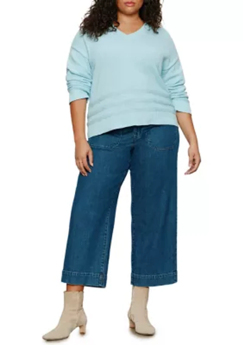 Plus Classic V-Neck Sweater