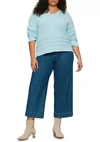 Plus Classic V-Neck Sweater